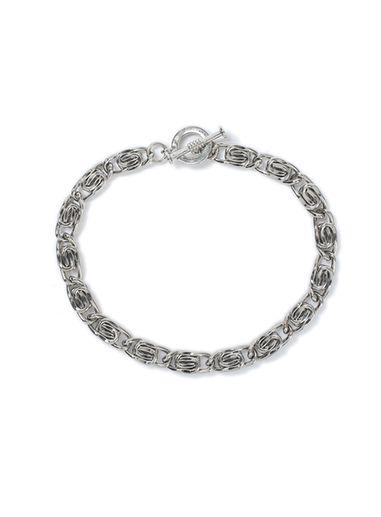 Topman Mens Silver Curl Chain Bracelet*