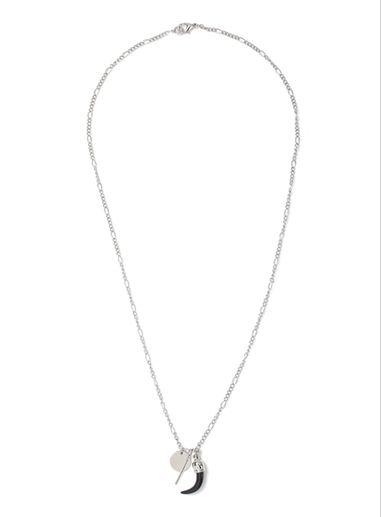 Topman Mens Silver Tusk Necklace*
