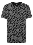 Topman Mens Vision Street Wear Black 'static' T-shirt
