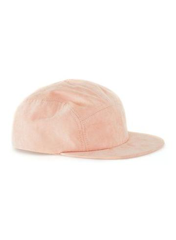 Topman Mens Topman Premium Pink Faux Suede Panel Cap