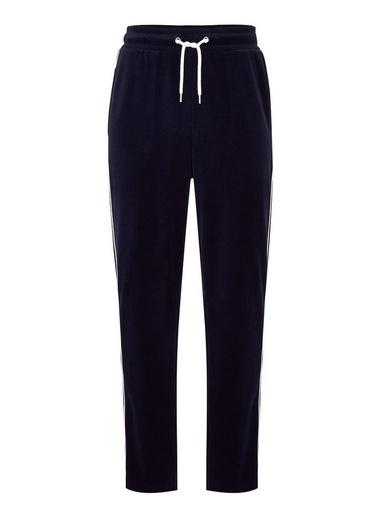 Topman Mens Navy Velour Joggers