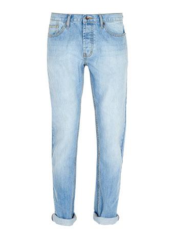 Light Wash Vintage Slim Jeans