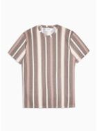 Topman Mens Multi Dark Stripe T-shirt
