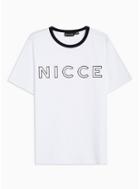 Topman Mens Nicce White 'palms' T-shirt