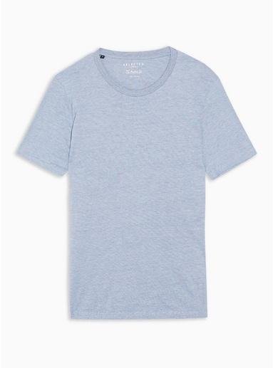 Selected Homme Mens Selected Homme Blue T-shirt