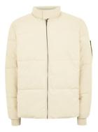Topman Mens Selected Homme White Puffer Jacket