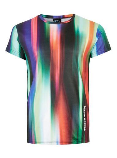 Topman Mens Nasir Mazhar X Topman Multicoloured Blend T-shirt