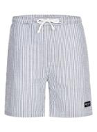 Topman Mens White Nicce Striped Textured Shorts