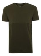 Topman Mens Selected Homme Khaki Marl T-shirt