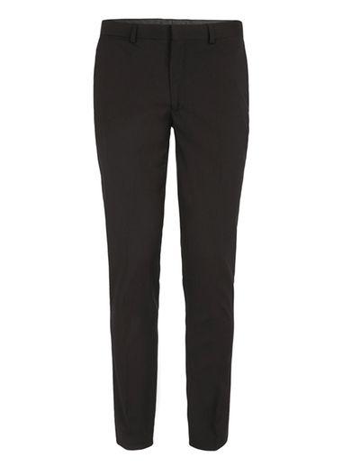 Topman Mens Black Ultra Skinny Fit Suit Pants