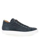 Topman Mens Blue Selected Homme Navy Nubuck Sneakers