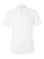 Topman Mens Premium White Linen Mix Overhead Shirt