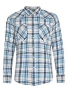 Topman Mens Levi's Blue And White Check Western Shirt*