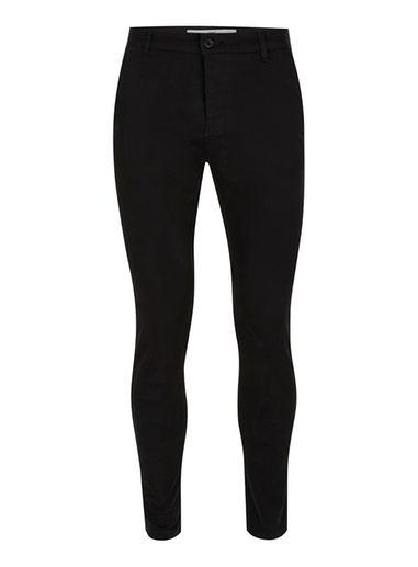 Topman Mens Black Spray On Chinos