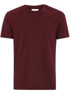 Topman Mens Red Burgundy Premium T-shirt
