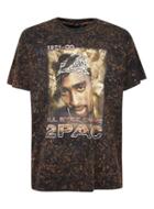 Topman Mens Topman Finds Black Bleached 2pac T-shirt