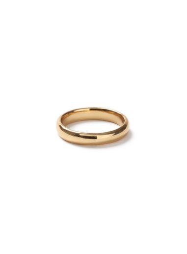 Topman Mens Gold Plated Band Ring*