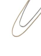 Topman Mens Silver Mixed Metal Snake Pendant Necklace*
