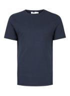 Topman Mens Green Navy Bubble Textured Slim Fit T-shirt