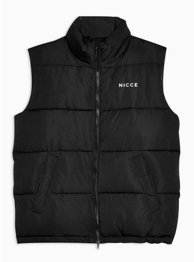 Nicce Mens Nicce Black Puffer Gilet