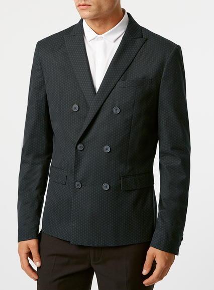 Topman Mens Selected Homme Green Blazer