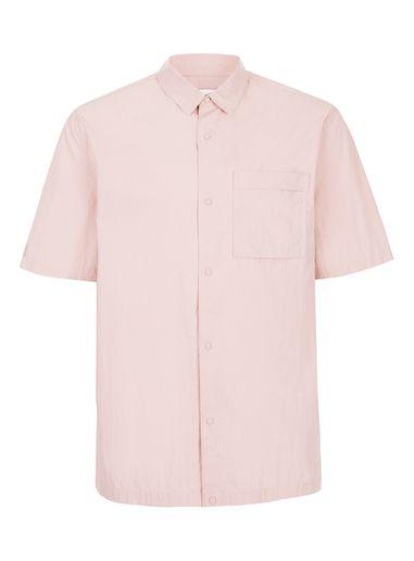 Topman Mens Ltd Pink Short Sleeve Shirt