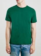 Topman Mens Alpine Green Slim Fit T-shirt