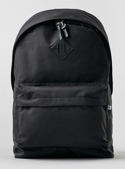 Topman Mens Black Melange Backpack
