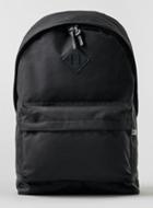 Topman Mens Black Melange Backpack