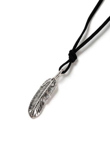 Topman Mens Black Feather Necklace*