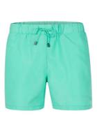Topman Mens Mint Green Embroidered Logo Swim Shorts