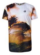 Topman Mens Multi Criminal Damage Orange And Black Blended Palms Print T-shirt*