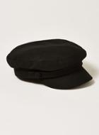 Topman Mens Black Melton Mariner Hat