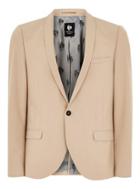 Topman Mens Cream Twisted Tailor Beige 'ellroy' Blazer