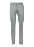 Topman Mens Mid Grey Grey Ultra Skinny Fit Smart Pants
