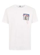 Topman Mens White 'moon' T-shirt