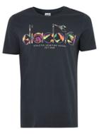 Topman Mens Grey Diadora's Gray 'ombre' T-shirt
