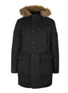 Topman Mens Ltd Black Premium Duck Down Parka