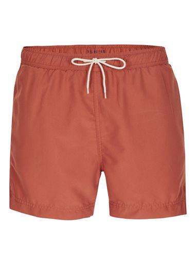 Topman Mens Selected Homme Dark Red Swim Shorts