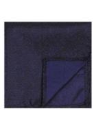 Topman Mens Navy Blue Abstract Pocket Square