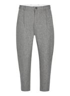 Topman Mens Selected Homme Grey Tapered Trousers
