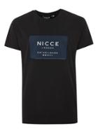 Topman Mens Nicce Black 'est' Logo T-shirt