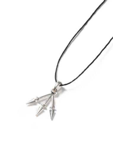 Topman Mens Black Cord And Silver Look Claw Necklace*