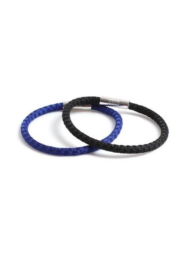Topman Mens Blue Fabric Multipack Bracelet*