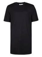 Topman Mens Black Super Longline T-shirt