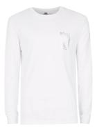 Topman Mens White Foil Print Long Sleeve T-shirt
