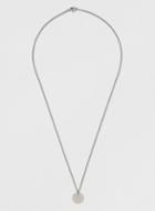 Topman Mens Grey Cluster Tag Necklace*