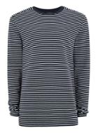 Topman Mens Selected Homme Navy Ripple Sweatshirt