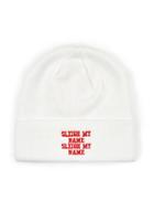 Topman Mens White 'sleigh My Name' Beanie