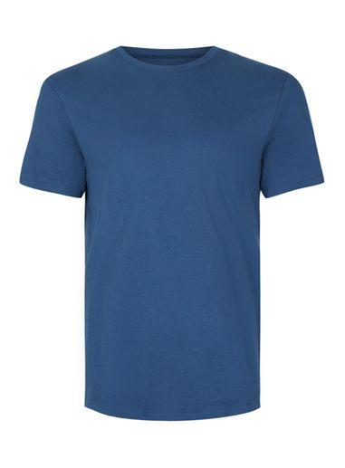 Topman Mens Dark Blue T-shirt